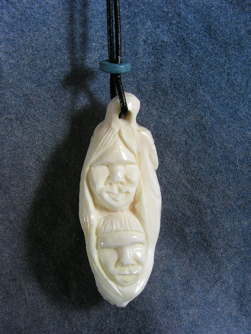 Walrus Tooth Carving by William Soonagrook jr St Lawrence Island AK - Art