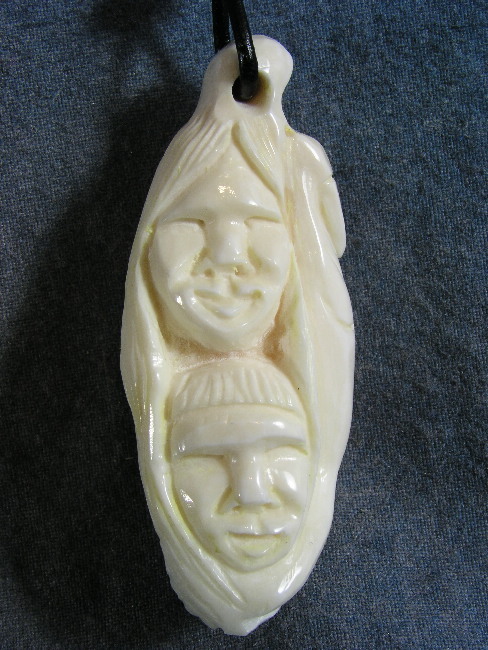 Walrus Tooth Carving by William Soonagrook jr St Lawrence Island AK - Art