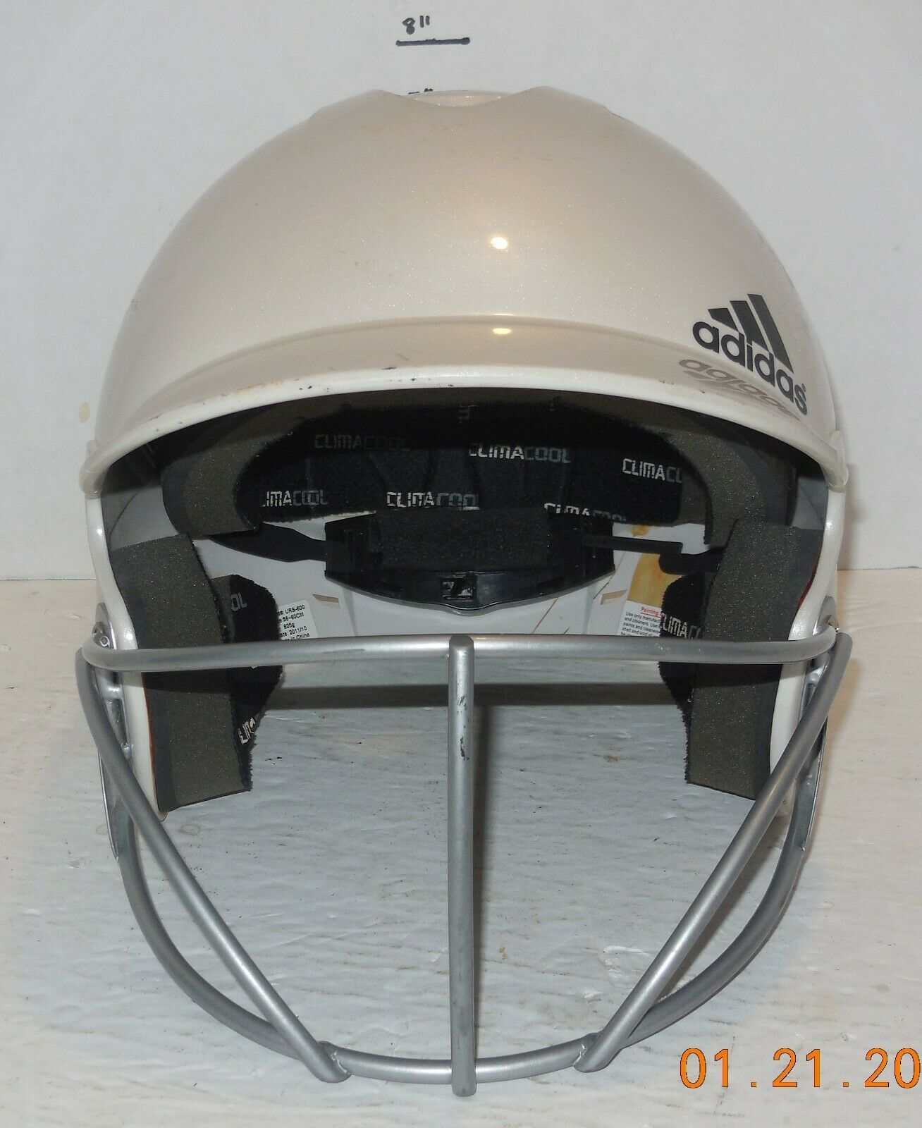 adidas adjustable softball helmet