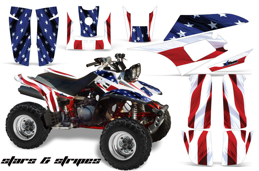 ATV Graphics Kit Quad Decal Wrap For Yamaha Warrior YFM350X 19872004