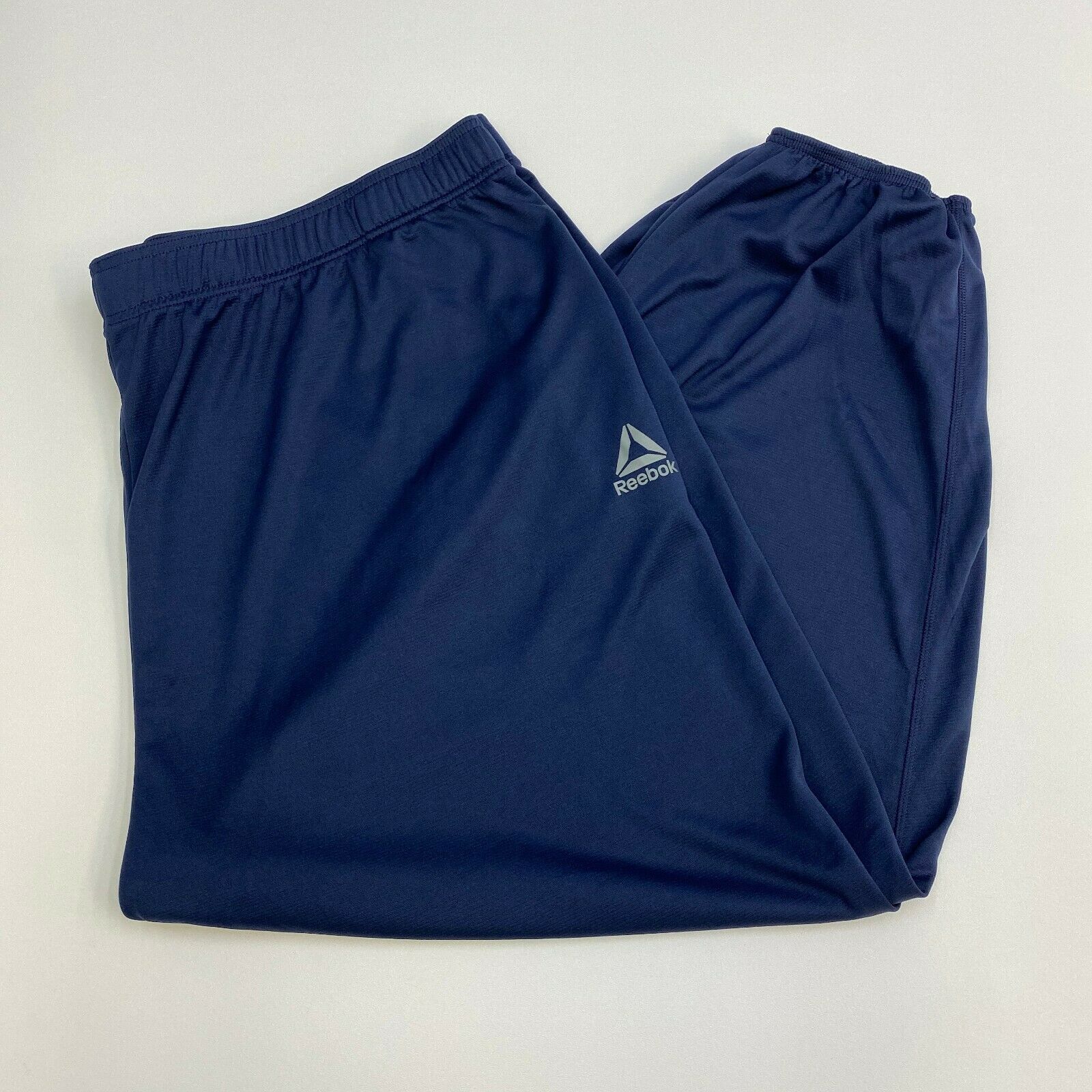 Reebok Athletic Pants Mens 4XLl Blue Polyester Casual Workout