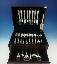 Maryland Hand Hammered by Alvin Sterling Silver Flatware Set Service 47 Pieces - $2,965.05