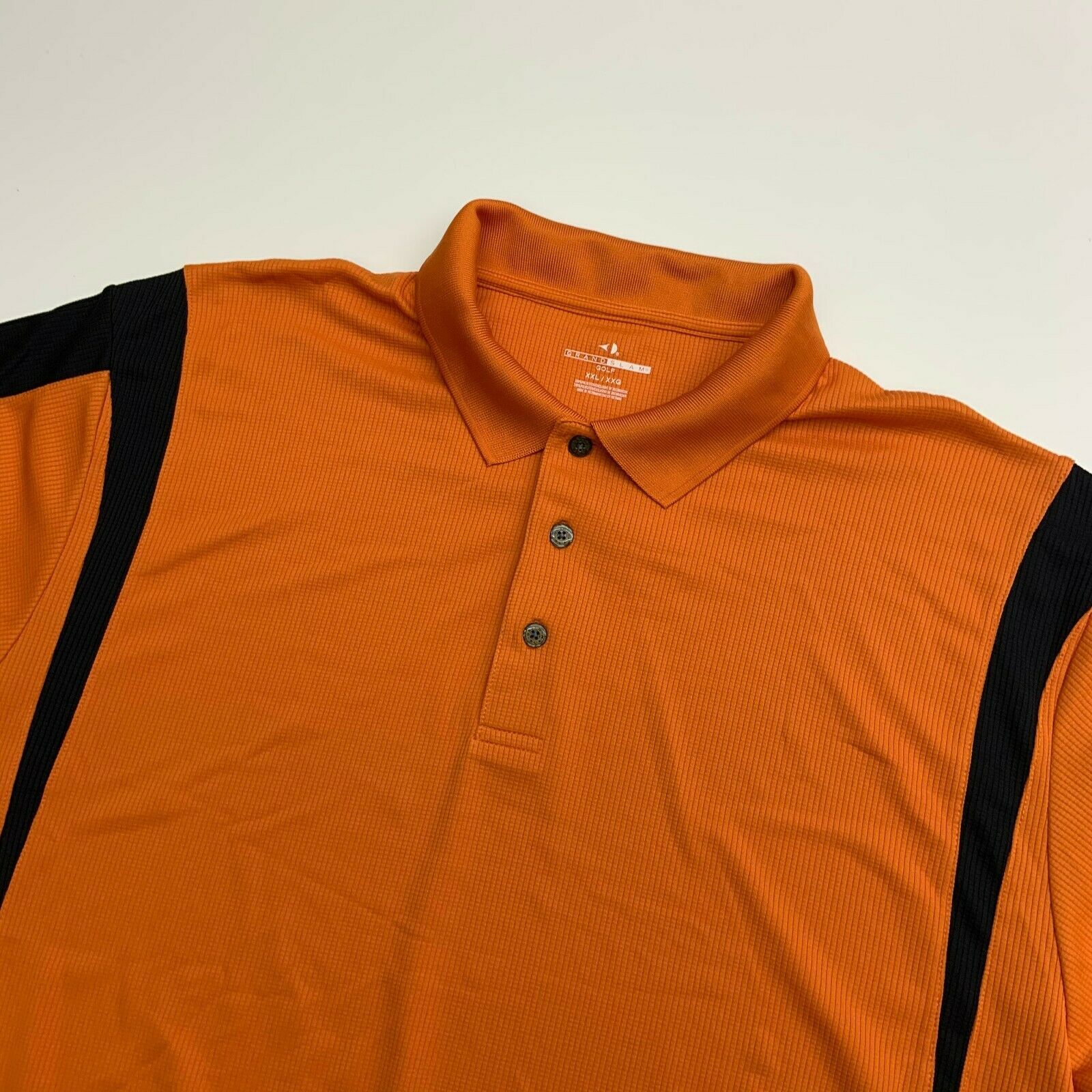Grand Slam Golf Polo Shirt Mens XXL Orange Short Sleeve Casual ...