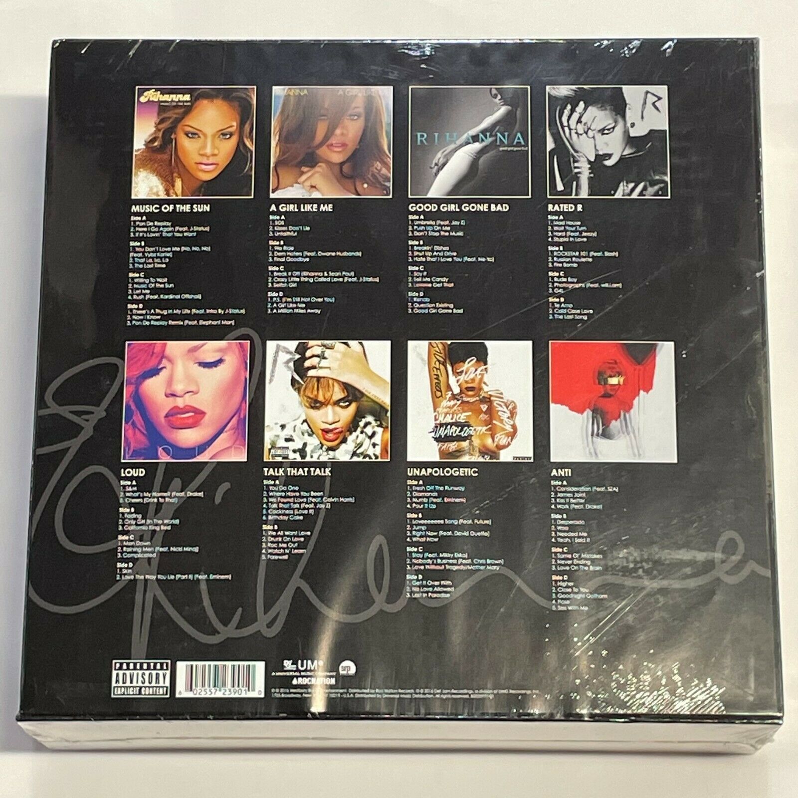 Rihanna Studio Album Discography 15 LP Limited Edition Vinyl Box Set ...