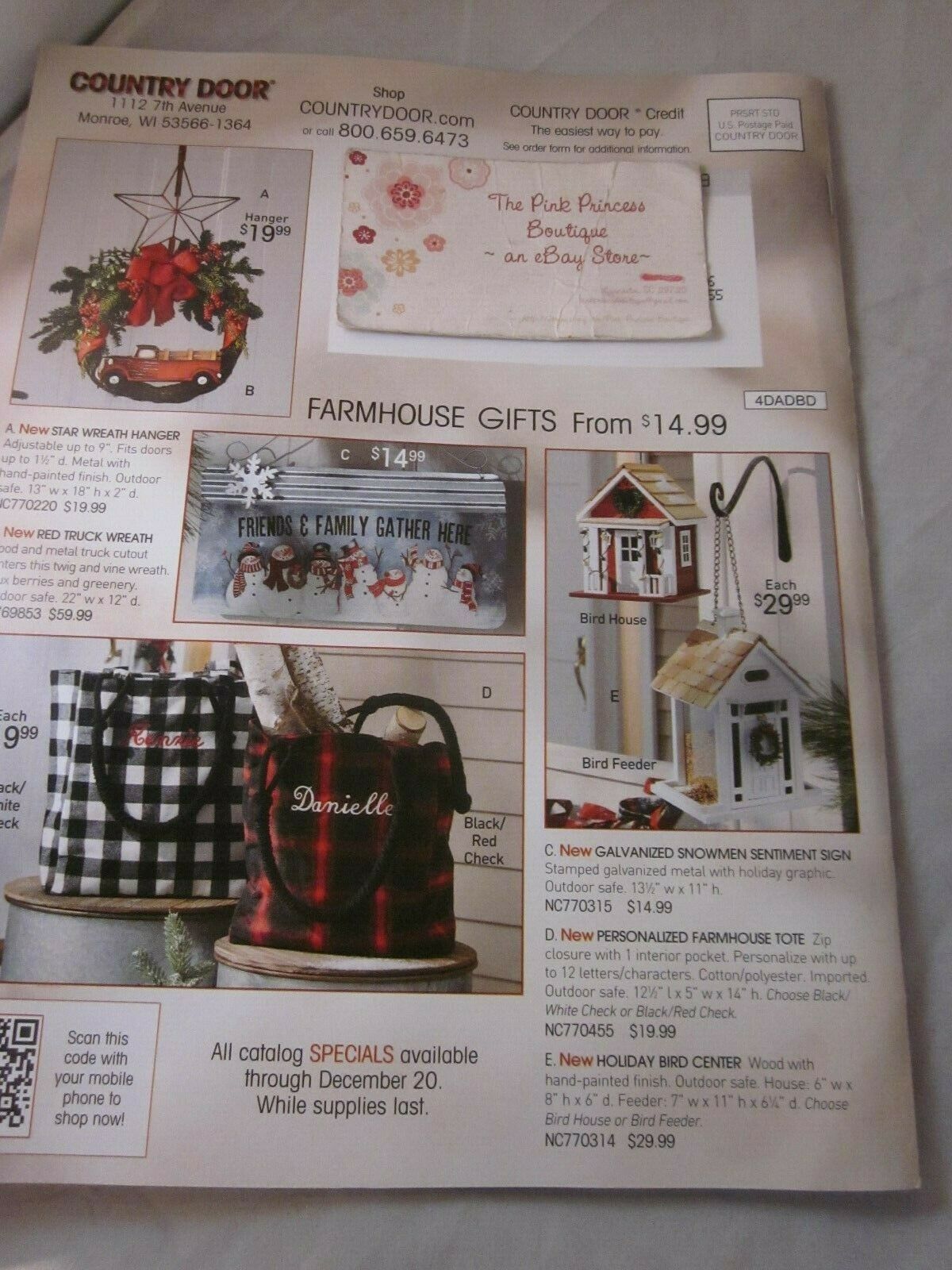 Country Door Catalog Holiday 2019 Brand New Catalogs