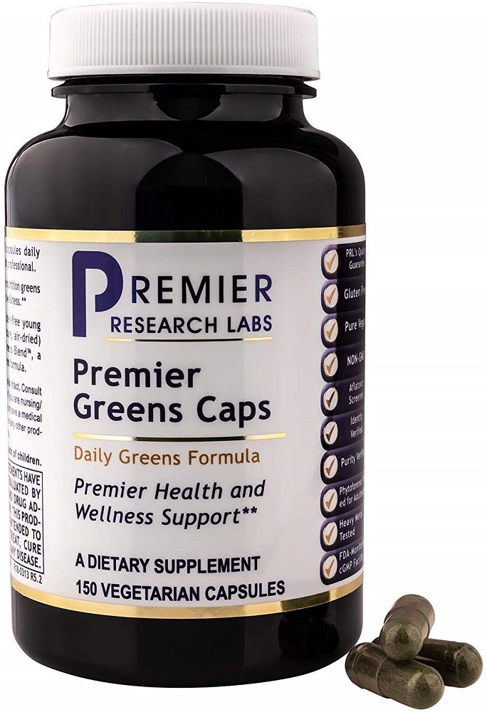 Greens Caps, Premier (150 V-caps) by Premier Research Labs
