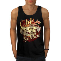 Old School Vehicle Tee Retro Car Men Tank Top - $12.99