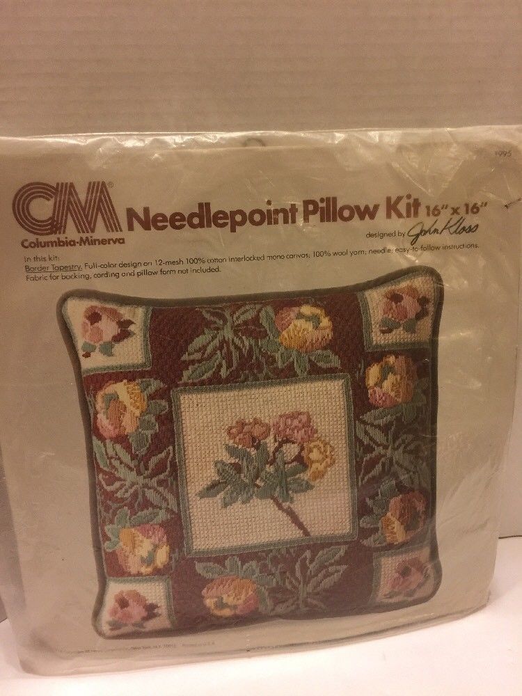 California Minerva Needlepoint Pillow Kit And 21 Similar Items