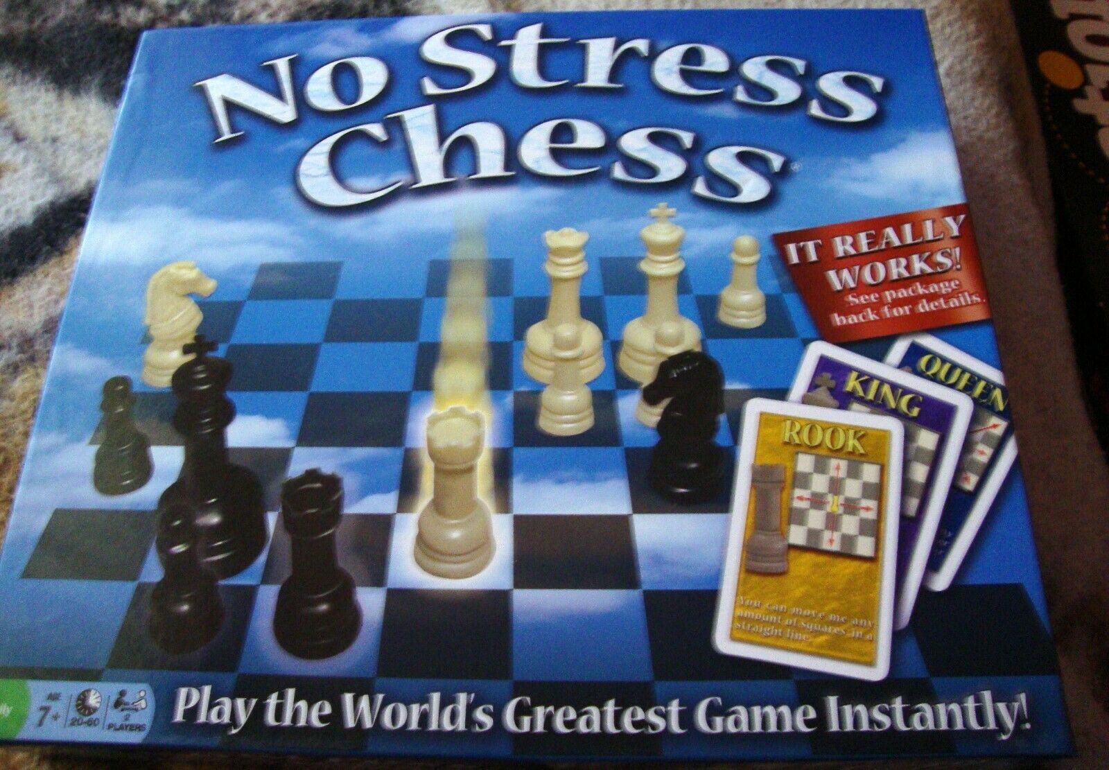 No Stress Chess Game Complete Contemporary Manufacture