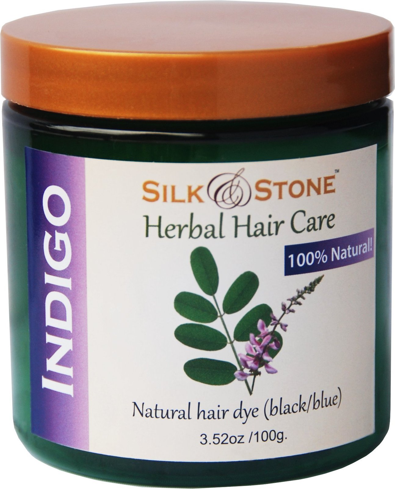 Silk & Stone 100% Pure Indigo Powder (Indigofera Tinctoria)- 100g. Natural Blue/