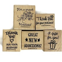 Stampin Up!1999 Set of 5 Small Business Owners Stamps Boss Babe Stamps MLM - $9.90