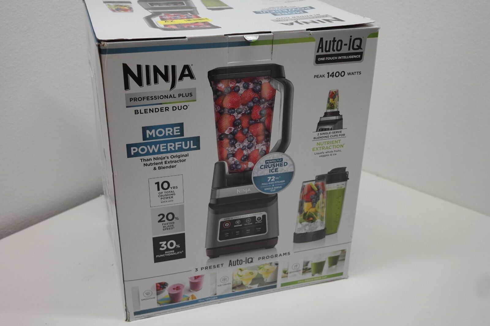 Ninja Professional Plus Blender DUO with AutoiQ BN751 Blenders