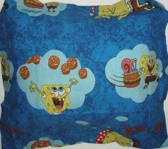 SPONGEBOB BED BOB BLUE PILLOW SHAM BEDDING NEW - $14.52