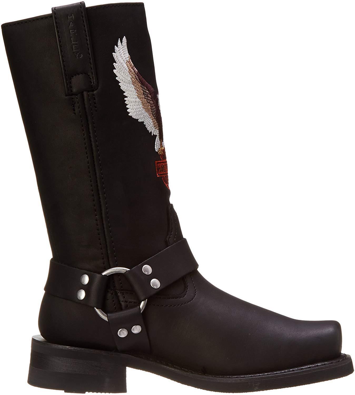 NEW Harley Davidson Mens Leather Shoe Harley Davidson Mens Axel Leather Long