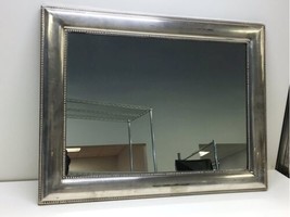 Framed Silver Wall Mirror 23" x 30" Original Price $199 Rectangular Rectangle image 1