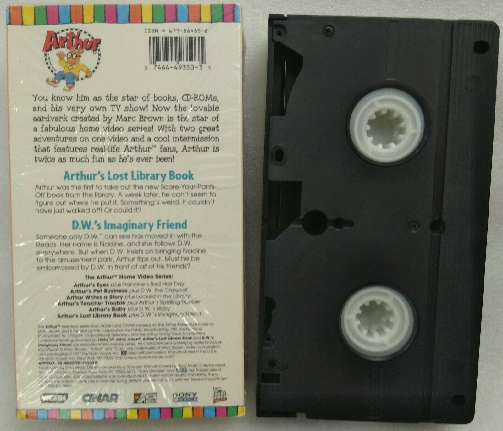 VHS Arthur - Arthurs Lost Library Book (VHS, 1997) - VHS Tapes