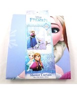 Disney Brand Frozen Shower Curtain Sisters Elsa Anna Olaf Multi Color 72... - £20.90 GBP