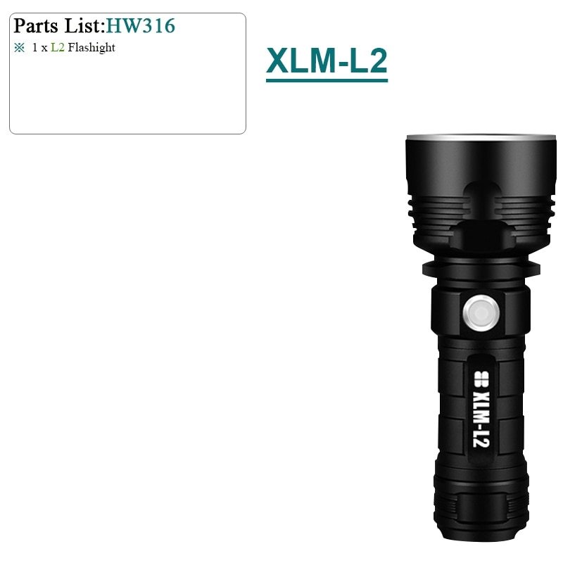 300000 Lm Most Powerful Led Flashlight Torch Cree X70  Flashlights XML L2 Usb Re