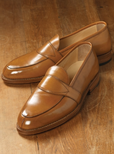tan colour leather shoes