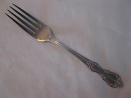 WM Rogers MFG. Co. 1959 Grand Elegance Pattern Silver Plated 7.5" Table Fork #2 - $7.00