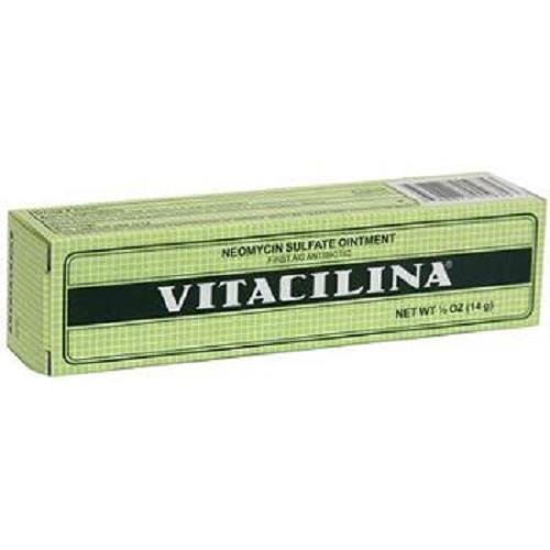 Vitacilina First Aid Antibiotic Ointment 0.5oz Household Supplies