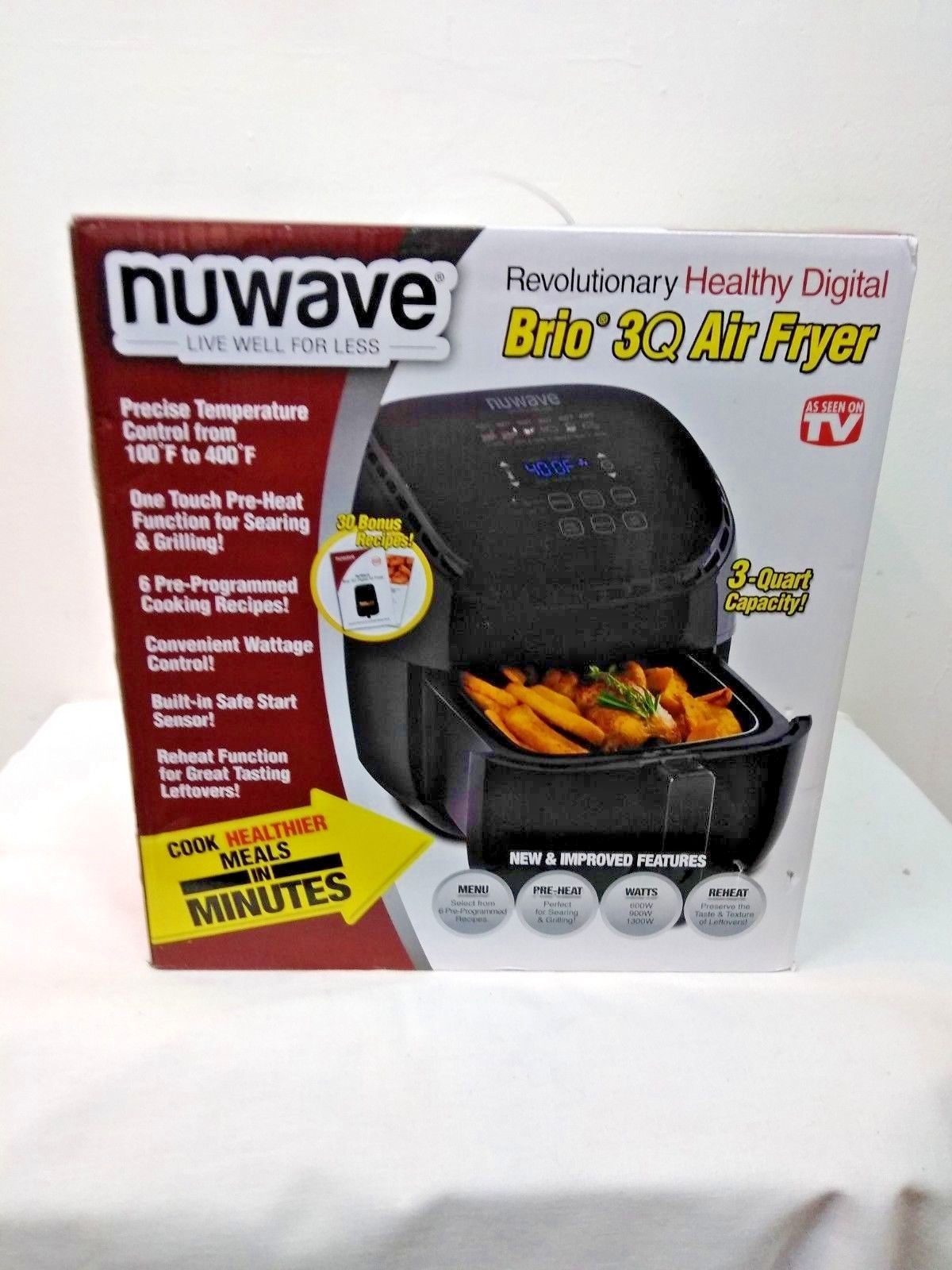 NuWave 36011 Brio Digital Air Fryer (3 Qt)