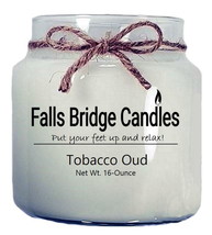 Tobacco Oud Scented Jar Candles by Falls Bridge Candles - $17.99