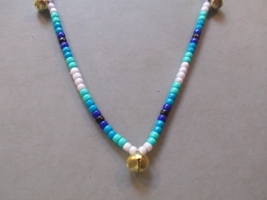 HAWAIIAN SEAS ~ Rhythm Beads ~ White, Lt.Turquoise, DkTurquoise, Navy, B... - $17.00
