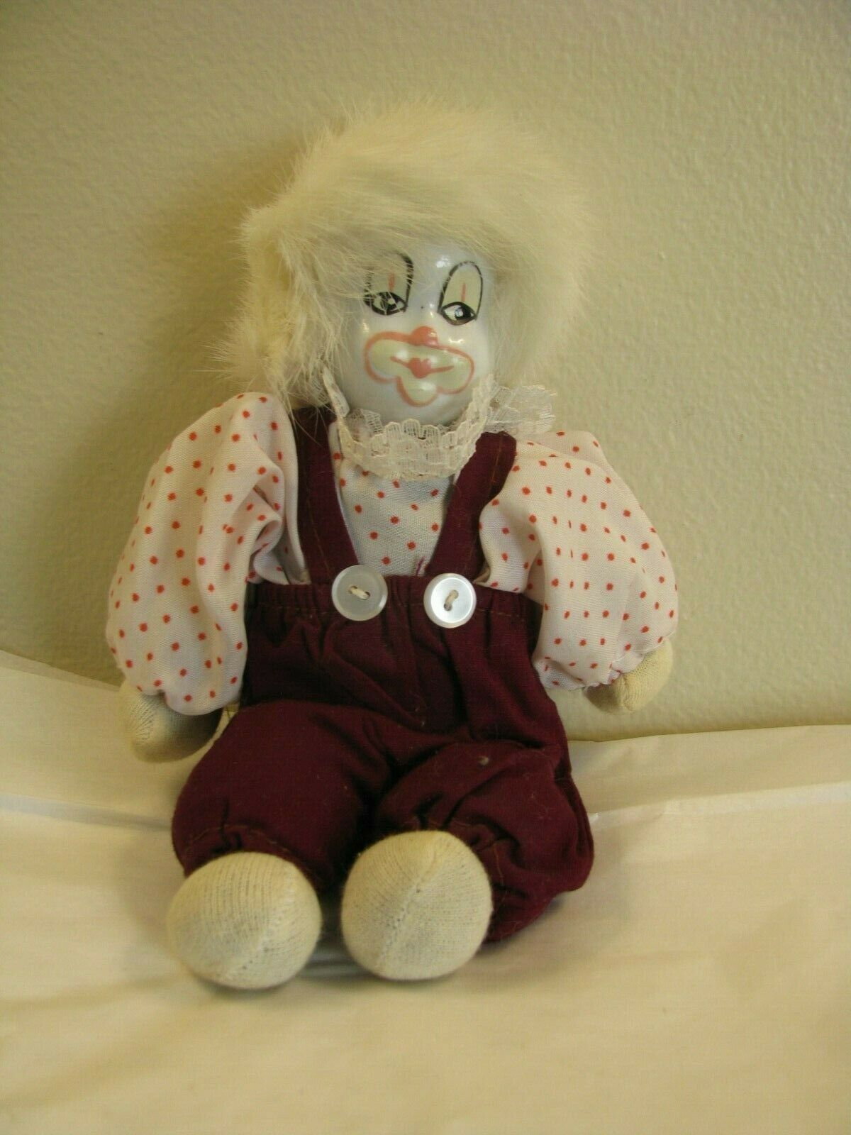 porcelain face clown dolls