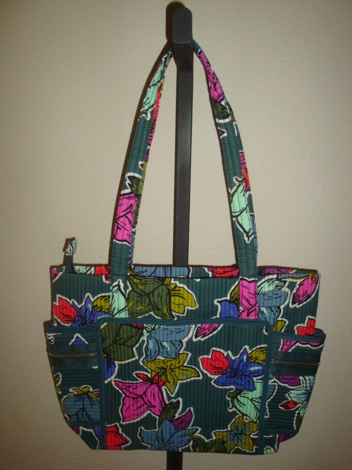 vera bradley green tote