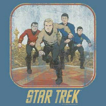 Star Trek Classic Animated Tv Crew Running T-Shirt Size 3X New Unworn - $19.34