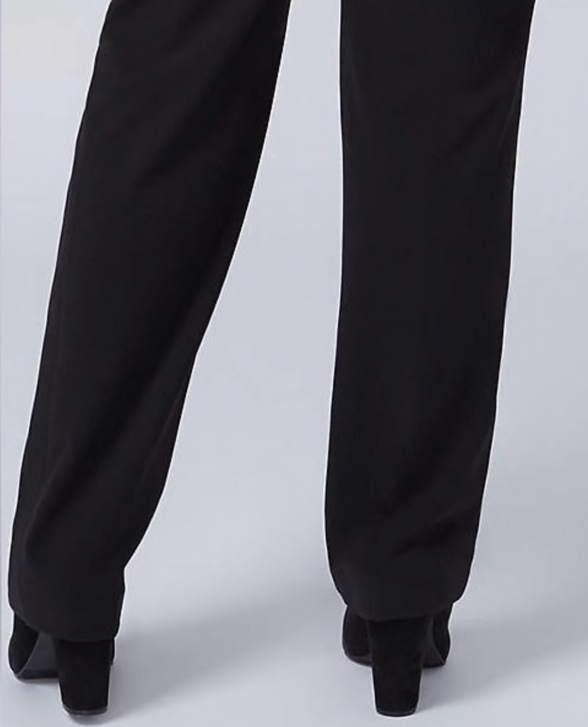 lane bryant white linen pants