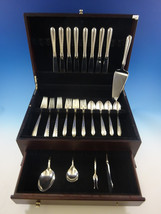 Silver Flutes by Towle Sterling Silver Flatware Set For 8 Service 37 Pieces - $1,881.00