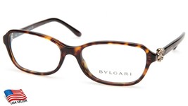 New Bvlgari 4072-B 504 Havana Eyeglasses Frame 52-16-140mm B32mm Italy - $142.08