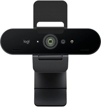 Logitech Brio 4K Webcam, Ultra 4K HD Video Calling Noise-Canceling mic B... - $134.98