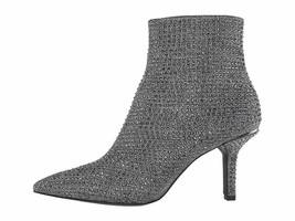 Michael Kors Katerina Embellished Glitter Ankle Boot Black/Silver Size 6.5 NIB - $185.00