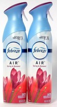 2 Count Febreze 8.8 Oz Air Spring & Renewal Eliminate Odor Air Refresher Spray