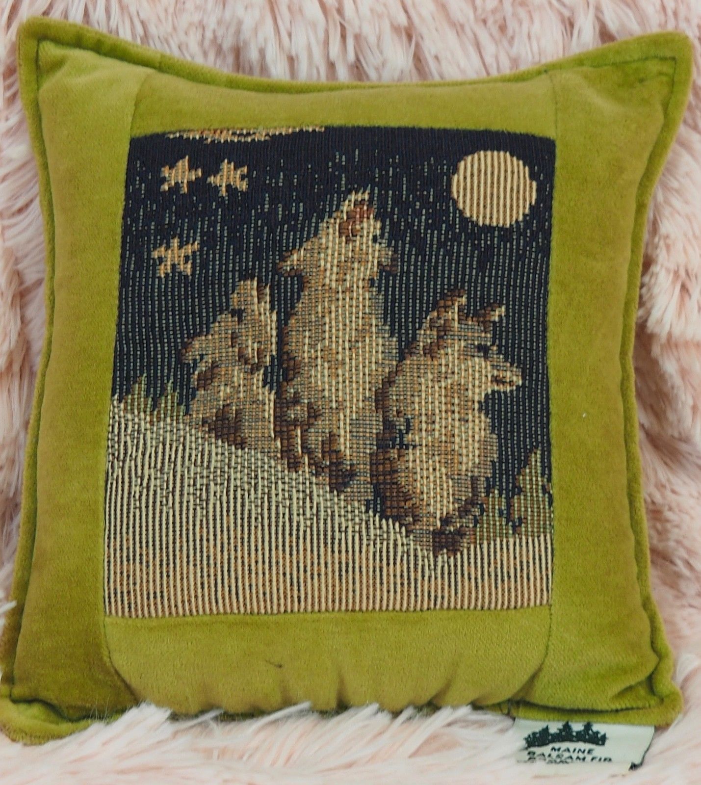Maine Balsam Fir Filled Pillow 7x7 Wolf And 50 Similar Items