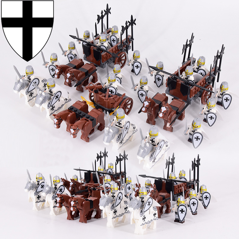Castle The Crusaders Teutonic Order Knights War Chariot Corps Army Minifigures