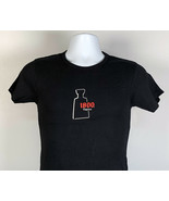 1800 Tequila Bottle Outline Logo T Shirt Womens Medium Black Pre shrunk ... - $21.73