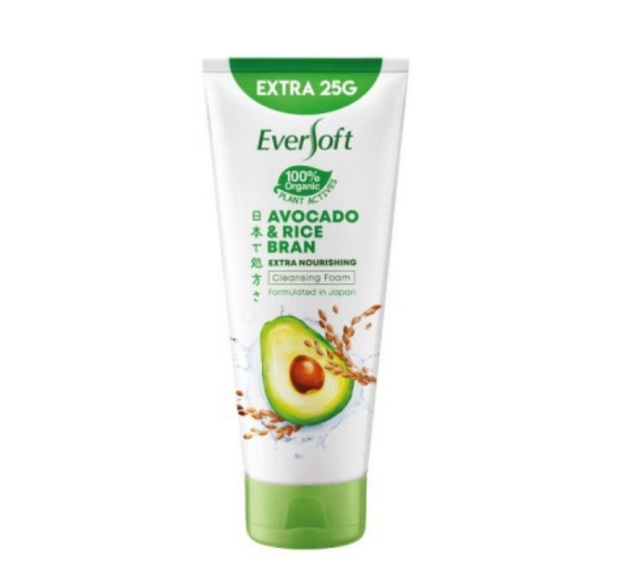 Skincare Eversoft Facial Cleanser Avocado 170g + extra 25g EXPRESS SHIP