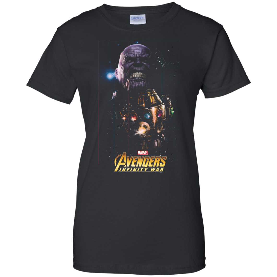 Marvel Avengers Infinity War Thanos Space Graphic Women T-Shirt ...