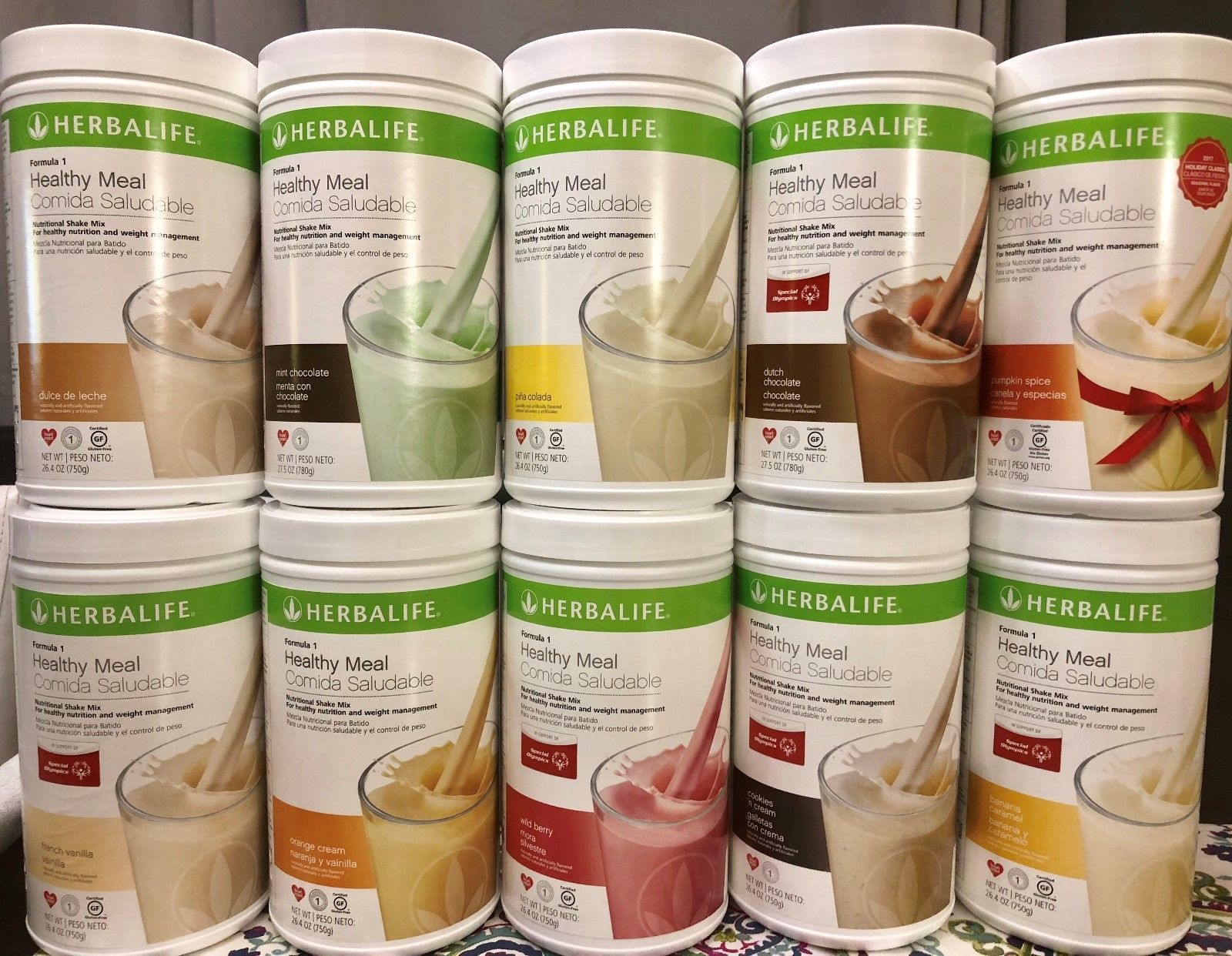 NEW! HERBALIFE Formula1 Healthy Meal Shake MULTIPLE FLAVORS 750gr FREE