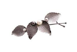 3PCS Hair Pins with Leaves Decoration Gun Black Style Suit for Girls - $17.11