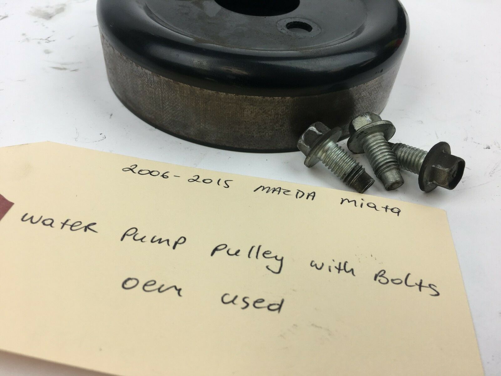 20062015 Mazda Miata Water Pump Pulley With Bolts Used Oem Water Pumps
