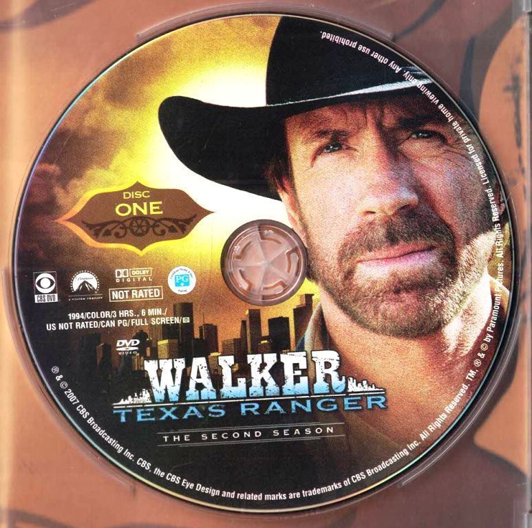 Walker Texas Ranger Replacement DVD Season 2 Disc 1 Four Episodes DVD ...