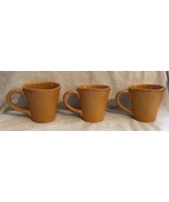 Set of 3 Pier 1 Imports Elemental HONEY 16 oz Coffee Mugs Earthenware Cu... - £18.49 GBP