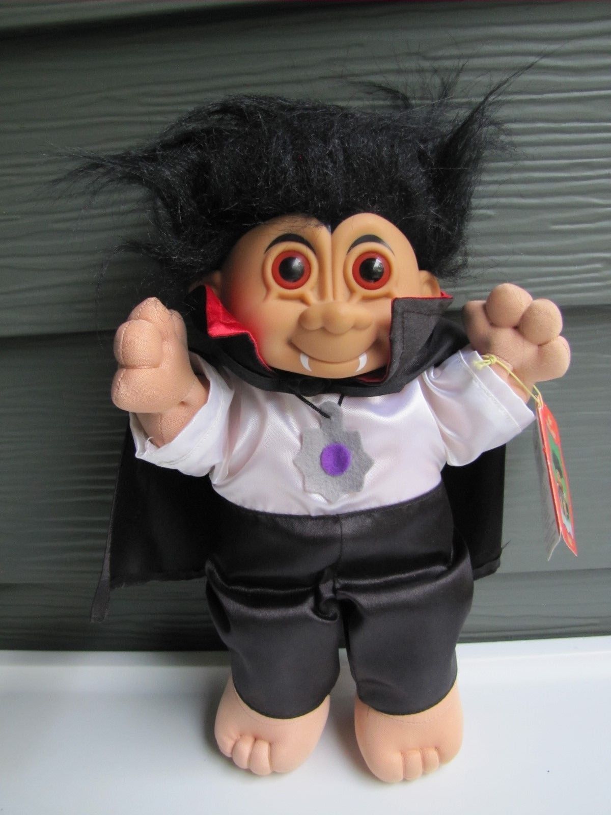 Russ Troll Kids Dracula Vampire Plush Fang Plush Troll Doll 12