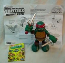 Playmates Ninja Turtles HALF-SHELL Heroes TALKING RAPHAEL 6&quot; ACTION FIGU... - $16.34