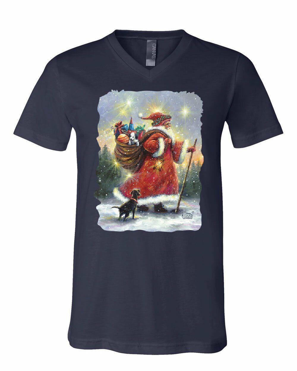 santa white shirt